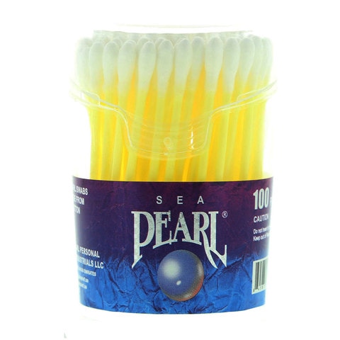 Sea Pearl Cotton Buds Yellow 100 count