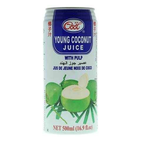 Ice Cool Young Coconut Juice with Pulp 500ml