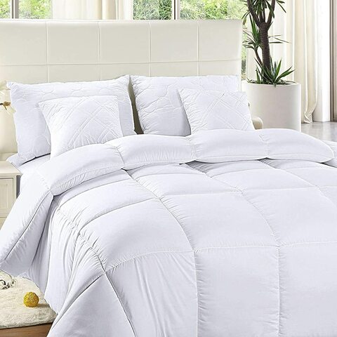 Blueberry Hotel Duvet Insert Solid, How To Put Cover On Double Duvet