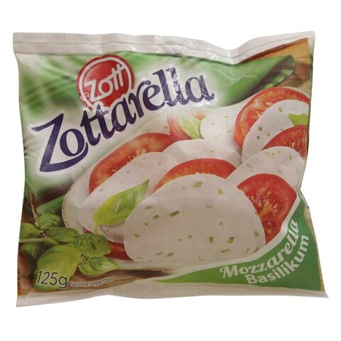 Zott Zottarella Mozzarella Basilikum Cheese 125g