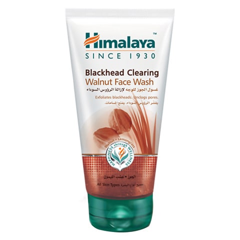 Himalaya Blackhead Clearing Walnut Face Wash Brown 150ml