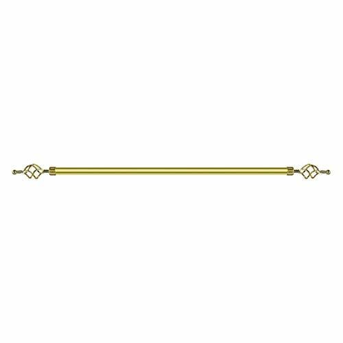 Buy Roman Adjustable Curtain Rod 150 300 Cm Gold Metal Single Rod Window Treatment Rod Drapery Rod Online Shop Home Garden On Carrefour Uae