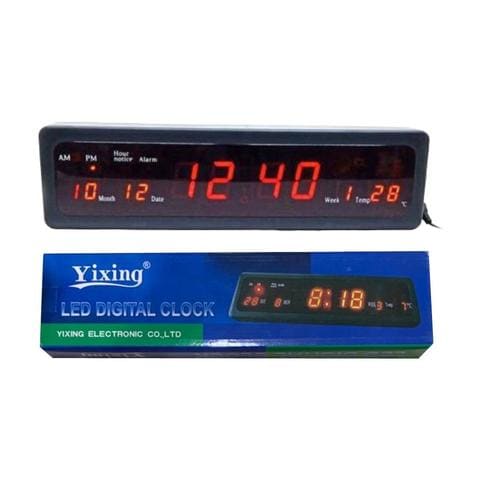 Edragonmall - Crony Yx-118 Digital Clock Digital Led Clock Wall Clock Office Clock