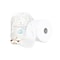 Aiwanto Disposable Tissue Reusable Tissue Facial Tissue Makeup Remover Tissue Cotton Wet and Dry Wipes Cotton Thickening for Skin (1 Roll/ 40 Sheets)