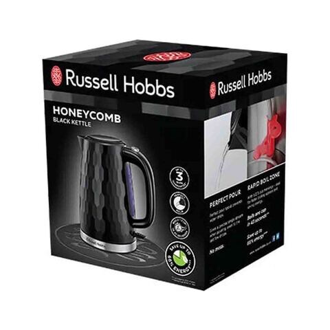 Buy Russel Hobbs Honeycomb Kettle 26051 RH Black Online