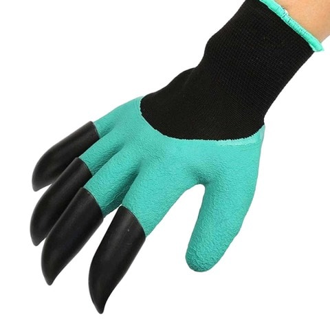 Gt Garden Gloves With Plastic Claws Multicolour