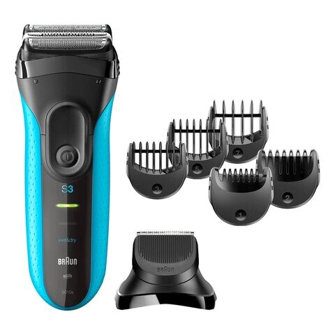 اشتري Braun Series 3 Shave And Style 3-In-1 Electric Wet And Dry Shaver With Precision Trimmer 3010BT Multicolour في الامارات