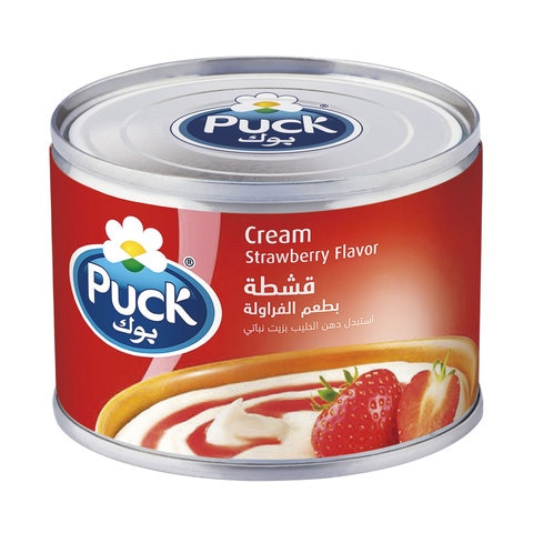 Puck Strawberry Flavored - Sterilized Analog Cream 170g