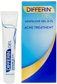 Differin Adapalene Prescription Strength Retinoid Gel 0.1% Acne Treatment, 45g