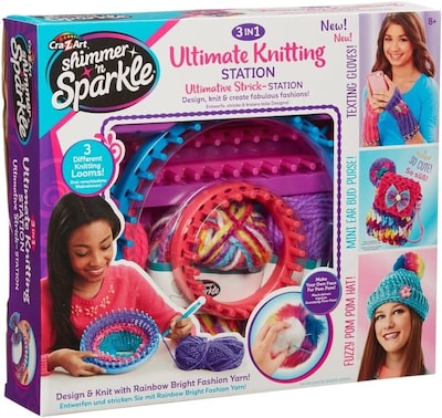 Cra-Z-Art Shimmer 'N Sparkle Sewing Machine Kit 