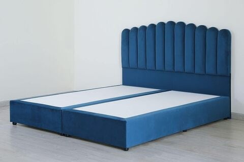 Blue deals king bed