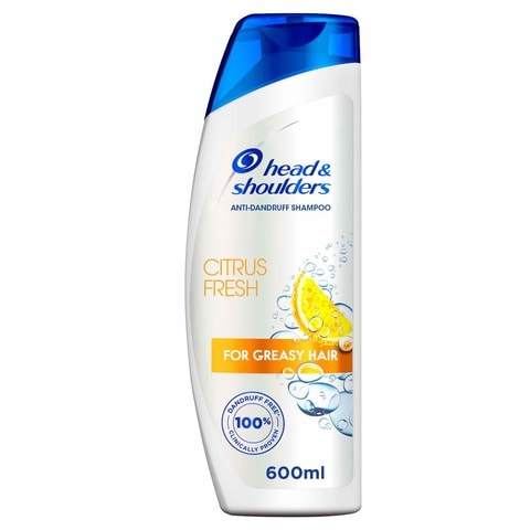 Head &amp; Shoulders Citrus Fresh Anti-Dandruff Shampoo for Greasy Hair 600ml
