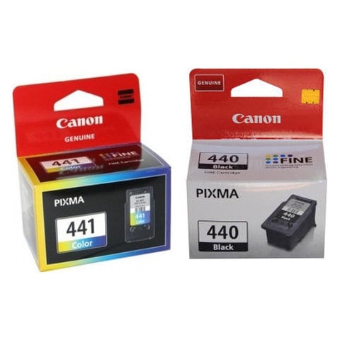 Canon PG 440 Black With CL 441 Printer Cartridge Colour