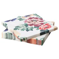 Smaksinne - Paper Napkin, Multicolour, Flower, 33X33 Cm