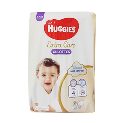 Buy Huggies Extra Care Cloud Soft Comfort Diapers Size 4 9-14KG 36 Pieces  Online - Shop Baby Products on Carrefour Lebanon