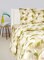 KLUB LINEN Single Comforter 3PC Set Spring Leaf Green 144TC Poly Cotton Printed Design