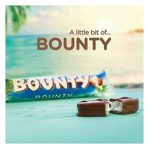Bounty Milk Chocolate Bars 55g Pack of 12