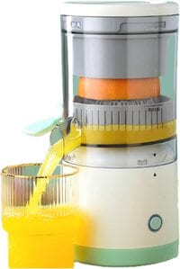 Bhdk Electric Citrus Juicer, Hands-Free Portable USB Charging Powerful Electric Juicer Cordless Fruit Juicer, Multifunctional 1-Button Easy Press Lemon Orange Squeezer Machine For Kitchen