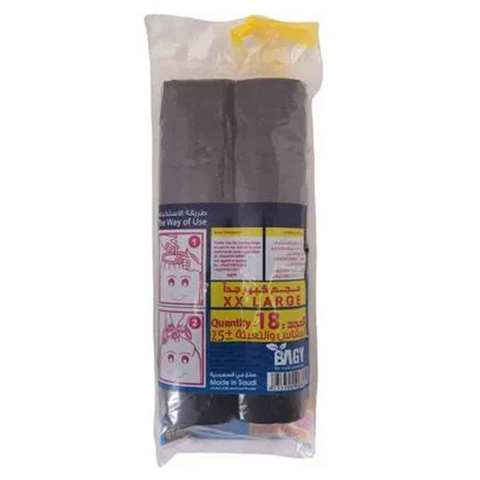 Bagy Garbage Bags With Tie Xx Large 52 Gallon 18 Bags