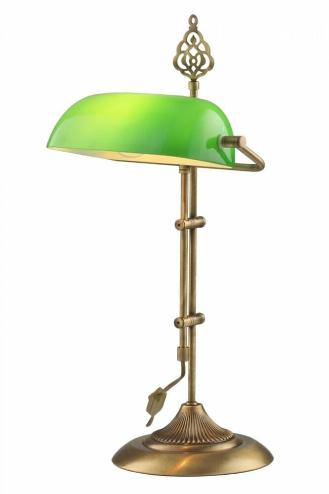Avonni Ml 9063 Green Antique, Antique Green Desk Lamp
