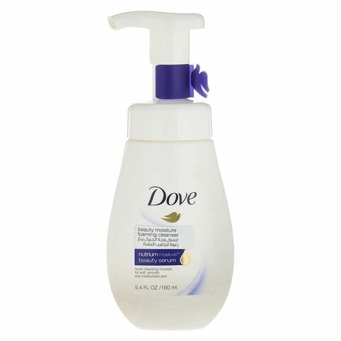 Dove Beauty Moisture Foaming Cleanser White 160ml