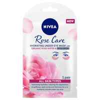 NIVEA Face Under-Eye Mask Hydrating Rose Care 1 Pair