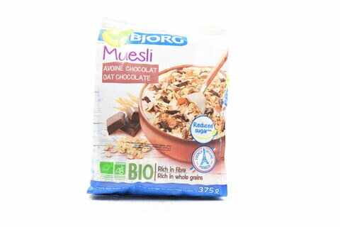Buy BJORG Bio Oat And Chocolate Muesli Cereal 375g Online