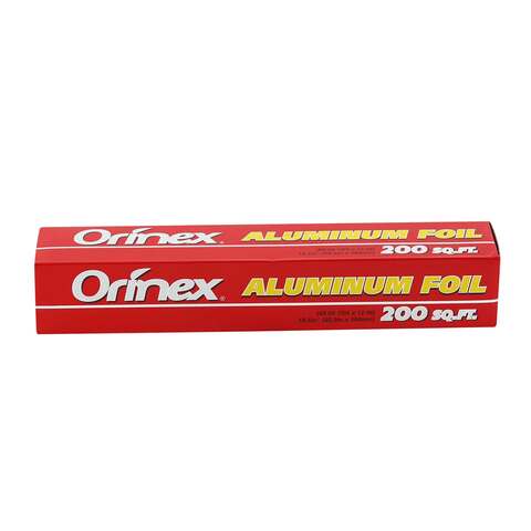 Orinex aluminum foil 60.9m x 304mm (200sf) (18.5 square meter)