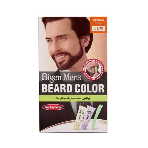 Bigen Men&#39;s Beard Color Dark Brown B103
