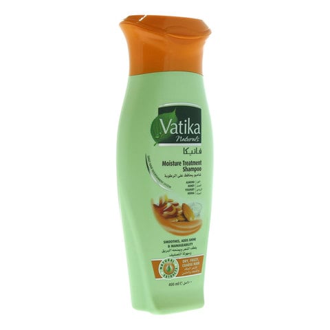 Vatika Naturals Moisture Treatment Shampoo Enriched with Almond and Honey For Dry and Frizzy Hair 400ml