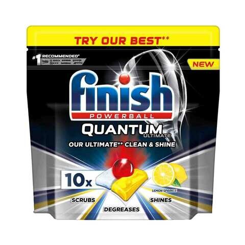 Finish Powerball Quantum Ultimate Dishwasher 10 Tablet