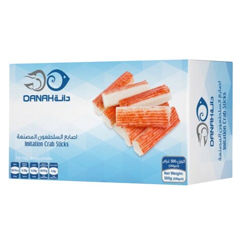 Buy Danah Frozen Imitation Crab Sticks 500g in Kuwait