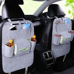 اشتري KKmoon - Auto Car Backseat Organizer Car-Styling Holder Felt Covers Versatile Multi-Pocket Seat Wool Felt Storage Container Hanging Box Multifunction Vehicle Accessories Bag في الامارات