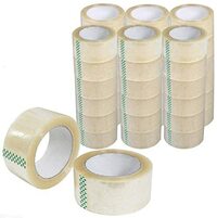36 Rolls Heavy Duty Clear Transparent Scotch Big Tapes for Packing 2 Inch 50 Yards each