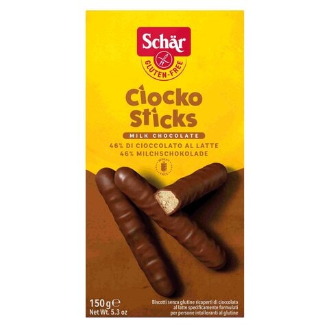 Schar Gluten Free Chocolate Sticks 150g