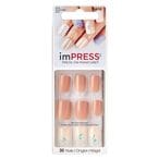 Buy Kiss Impress Press-On Manicure False Nails BIPA270 Multicolour 30 count in UAE