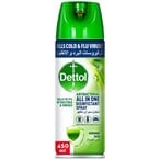Buy Dettol Morning Dew Antibacterial All in One Disinfectant Spray, 450ml in Kuwait
