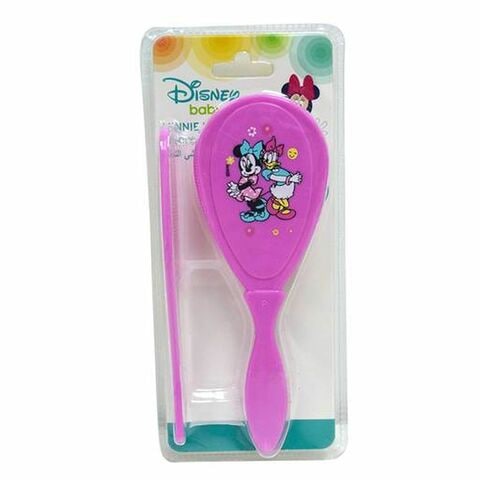Disney Mickey Mouse Comb And Brush Set TRHA1723 Pink Pack of 2