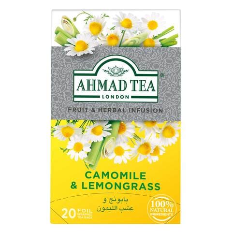 اشتري شاي احمد - بابونج وعشب الليمون - 20 كيس شاي تغليف فردي في السعودية