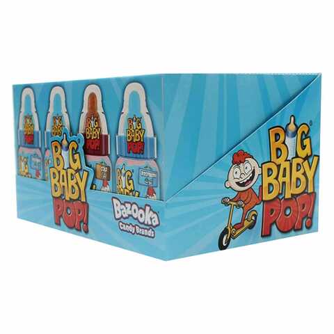 Bazooka Big Baby Pop! Candy 32g Pack of 12