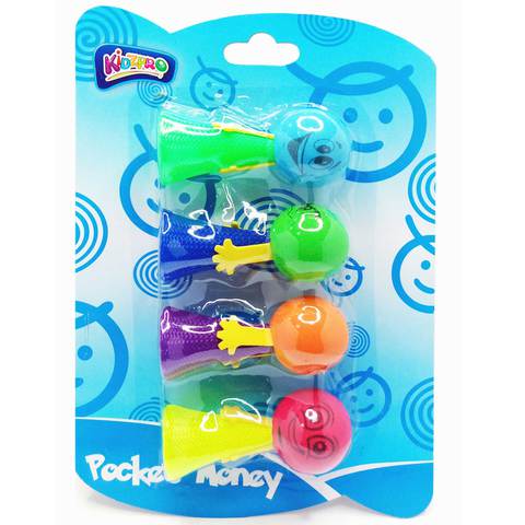 Kidzpro Pocket Money Jumping Gnome Toy Multicolour Pack of 4
