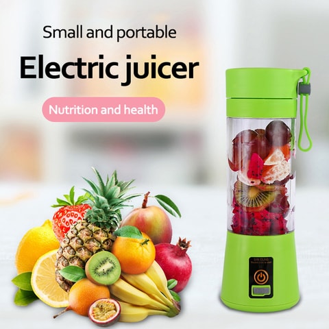 Generic-380ml USB Electric Charging Juice Cup Portable Multifunctional Home Fruit Blender Juicer