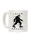 muGGyz Printed Ceramic Coffee Mug White