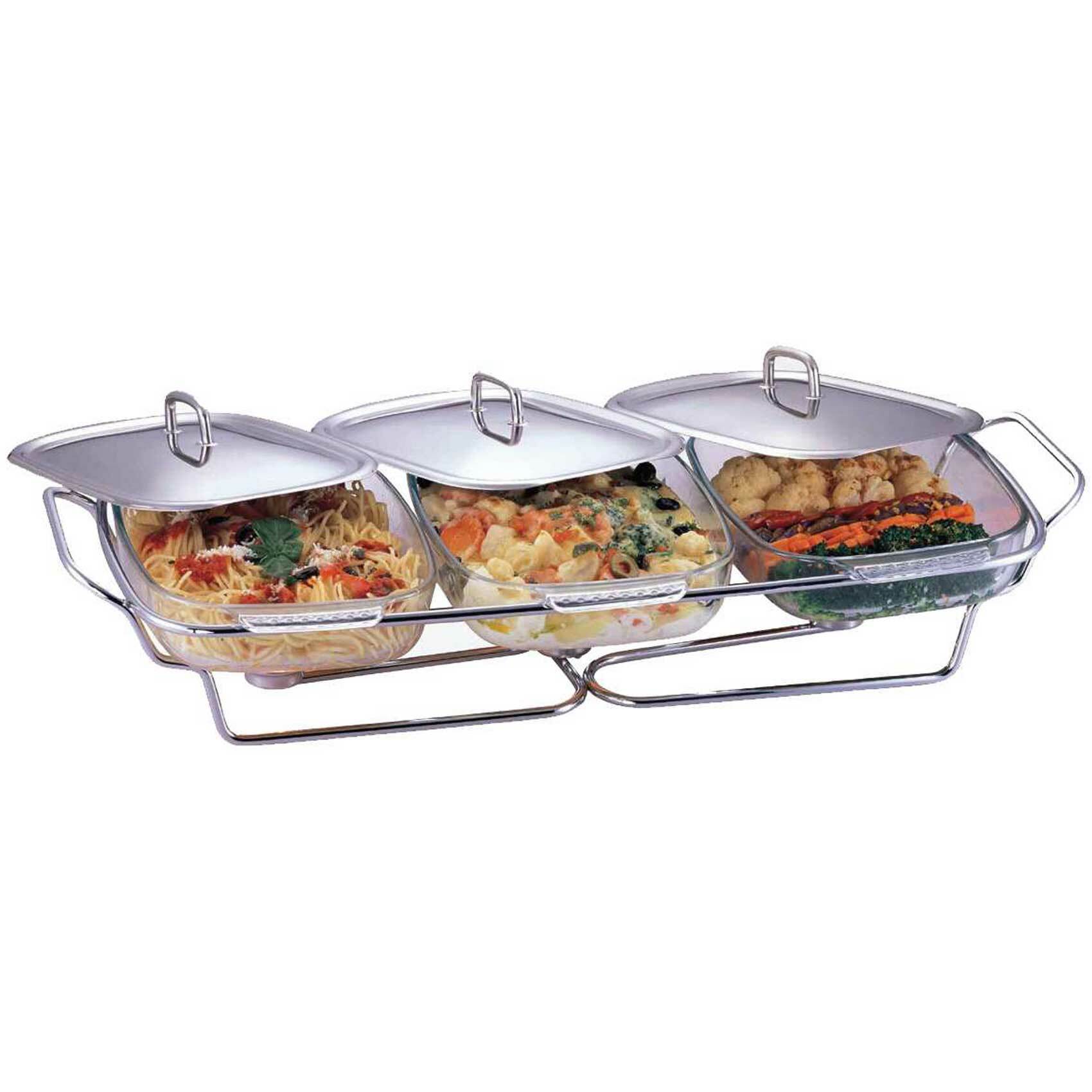 Buy Pyrex Premier Food Warmer 3X1.5L Rctangular Online Shop Home