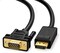 Ugreen DP Male To VGA Male Cable 2M (Black)