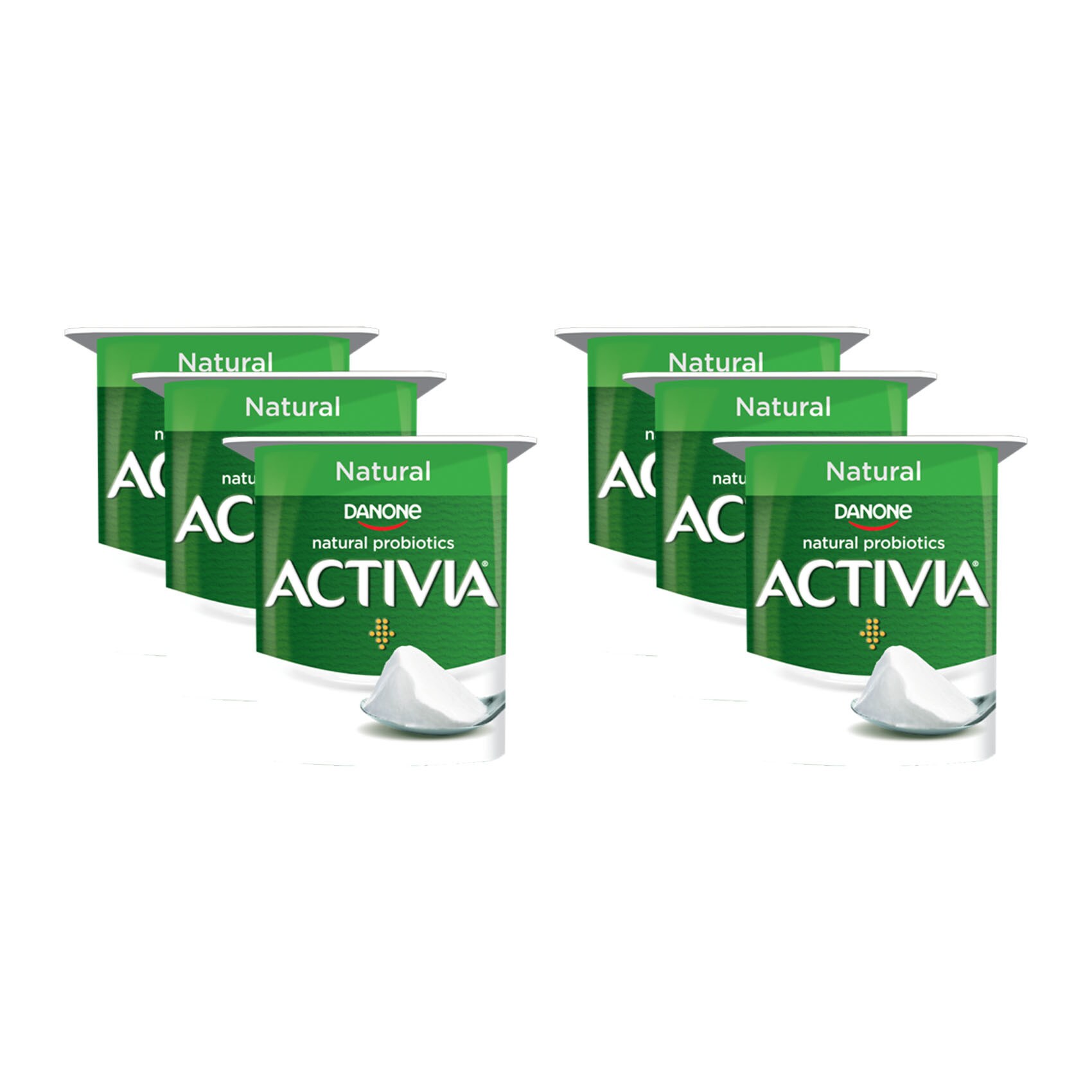 Buy Activia Natural Yoghurt 105gm Pack of 5+1 Online Shop Fresh