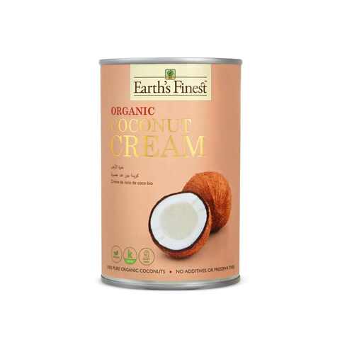 Earth&#39;s Finest Organic Coconut Cream 400ml