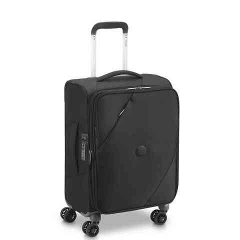 Delsey Maringa 4 Wheel Soft Casing Expandable Check-In Trolley 71cm Black