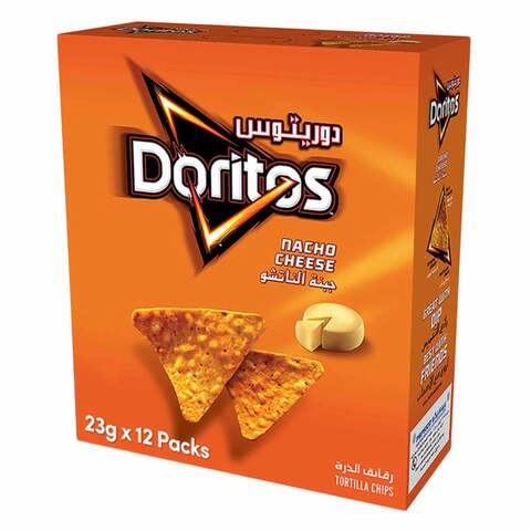 Buy DORITOS NACHO CHEESE - DP 21G X 12 in Kuwait