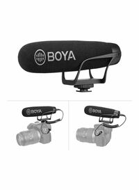 BOYA Shotgun Condenser Microphone BY-BM2021 Black